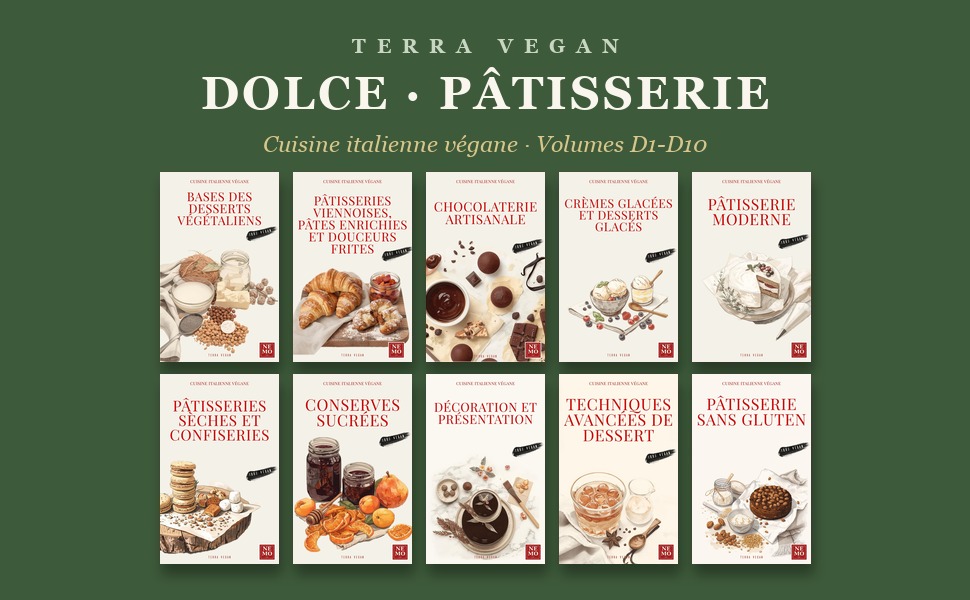 Bannière Terra Vegan Dolce : volumes D1-D10