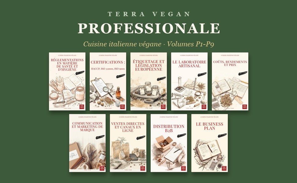 Bannière Terra Vegan Professionale : volumes P1-P9